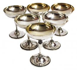 779 - CONJUNTO SEIS COPAS EN PLATA