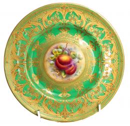536 - PLATO INGLES EN PORCELANA "ROYAL WORCESTER"