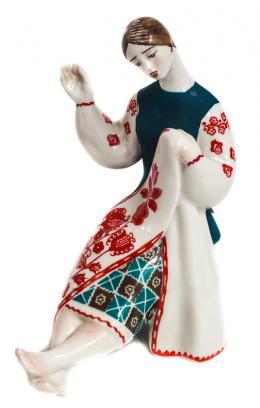 492 - FIGURA EN PORCELANA UCRANIANA DE LOS AÑOS 60