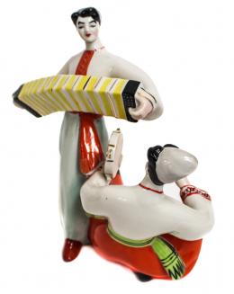 582 - FIGURA EN PORCELANA UCRANIANA DE LOS AÑOS 60