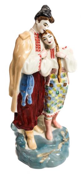 545 - FIGURA EN PORCELANA UCRANIANA AÑOS 60