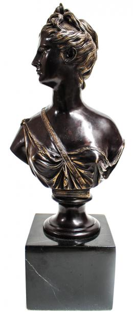 761 - BUSTO EN BRONCE "MADAME POMPIDOU"
