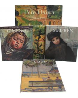 273 - CUATRO LIBROS DE PINTORES CATALANES