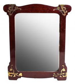 334 - ESPEJO DE PARED MODERNISTA. CIRCA 1920