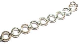 189 - PULSERA CON GRNADES ESLABONES