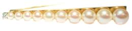 82 - BROCHE AGUJA CON PERLAS Y BRILLANTES