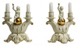 484 - PAREJA DE CANDELABROS AÑOS 30