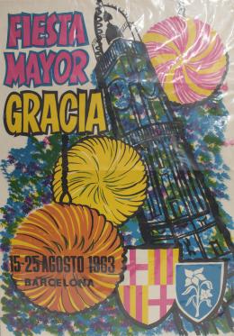 282 - CARTEL "FIESTA MAYOR GRACIA"