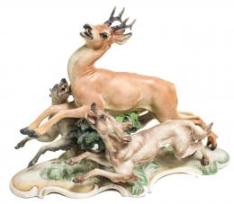 643 - GRUPO EN PORCELANA ROSENTHAL