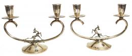 806 - PAREJA DE CANDELABROS MEDIADOS DEL SIGLO XX