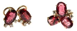 1225 - CONJUNTO CON TURMALINAS Y BRILLANTES