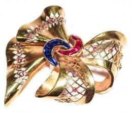 1227 - BROCHE LAZO DE LOS AÑOS 40