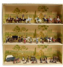 172 - TRES DIORAMAS DE PPS. DEL S.XX