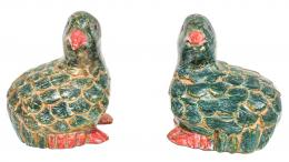 1213 - DOS FIGURAS DECORATIVAS "AVES"