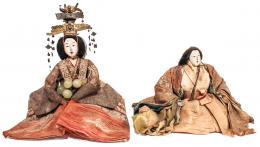 435 - PAREJA DE FIGURAS HINA NINGIÔ DEL PERIODO EDO