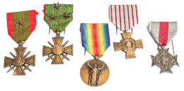 566 - CINCO MEDALLAS MILITARES