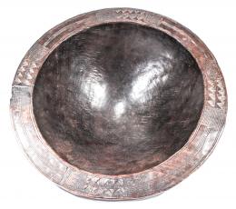 421 - GRAN PLATO CON SOPORTE DE MADERA