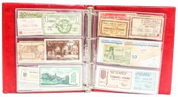 378 - LOTE DE BILLETES DE LA GUERRA CIVIL