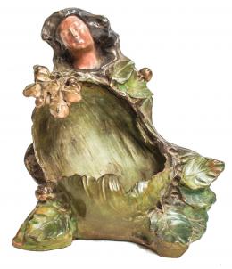 863 - CENTRO EN TERRACOTA ART NOUVEAU