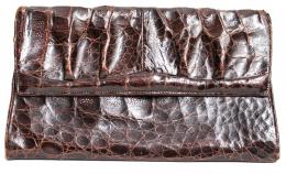 1121 - BOLSO DE MANO DE COCODRILO