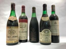 1430 - CINCO BOTELLAS DE VINO