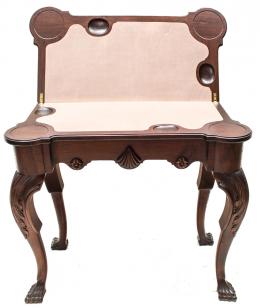 321 - MESA DE JUEGO ESTILO CHIPPENDALE