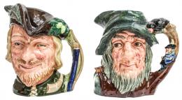 527 - DOS JARRAS DE COLECCIÓN ROYAL DOULTON