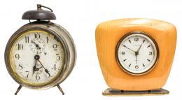 818 - DOS RELOJES DESPERTADOR DE LOS AÑOS 30-40