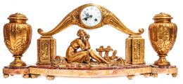 824 - RELOJ CON GUARNICIÓN ART DECÓ