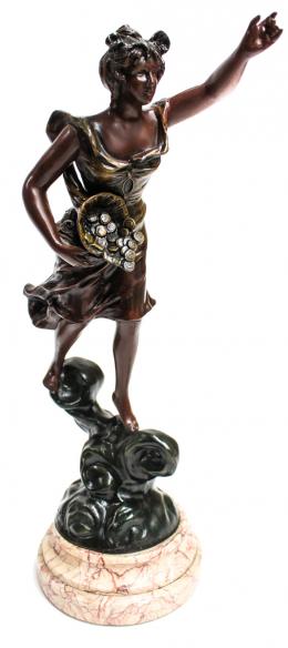 902 - FIGURA FRANCESA EN CALAMINA