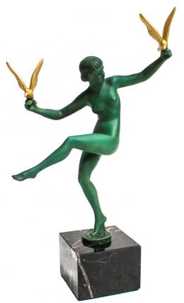 887 - ESCULTURA ART DECÓ. CIRCA 1930