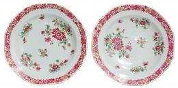 474 - PAREJA DE PLATOS COMPAÑIA DE INDIAS