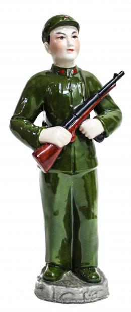 508 - FIGURA MAOÍSTA EN PORCELANA "SOLDADO"