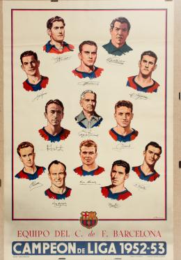 283 - CARTEL DEL FC BARCELONA