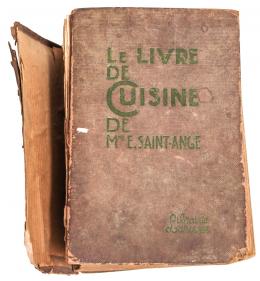 296 - LE LIVRE DE CUISINE DE M. E. SAINT-ANGE