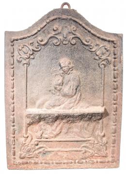 1056 - PLACA DE CHIMENEA FINALES DEL SIGLO XIX