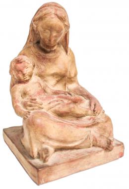 532 - FIGURA EN TERRACOTA "MATERNIDAD"