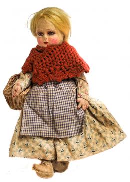 198 - MUÑECA DE TRAPO AÑOS 40