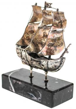 802 - MINIATURA EN PLATA "VELERO"