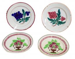 1315 - DOS PAREJAS DE PLATOS FRANCESES. PRIMER CUARTO DEL SIGLO XX