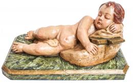 900 - FIGURA DE ESTUCO POLICROMADO