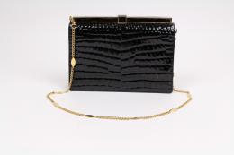 759 - BOLSO EN PIEL DE COCODRILO
