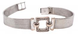 111 - PULSERA ANCHA CON BRILLANTES