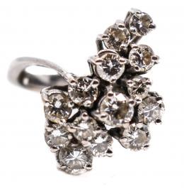 59 - ANILLO CON BRILLANES "RACIMO DE UVA"