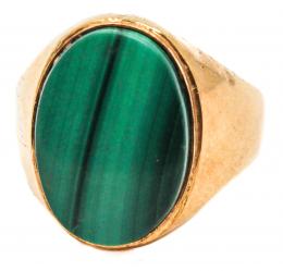 171 - ANILLO CON MALAQUITA