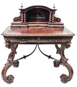 334 - MUEBLE ESCRITORIO FRANCÉS. ÚLTIMO TERCIO EL SIGLO XIX