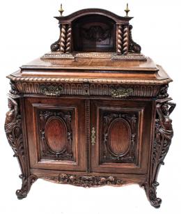 331 - MUEBLE AUXILIAR FRANCÉS. ÚLTIMO TERCIO DEL SIGLO XIX