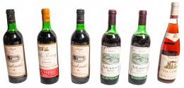 998 - SEIS BOTELLAS DE VINO