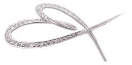 72 - BROCHE LAZO CON BRILLANTES