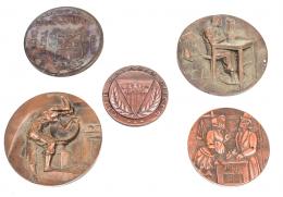 361 -  CINCO MEDALLAS CONMEMORATIVAS